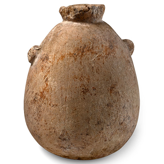 Western Asiatic Alabaster Vessel with Lug Handles