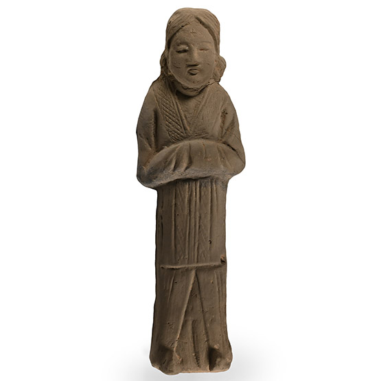 Chinese Wei Terracotta Female Attendant Figure