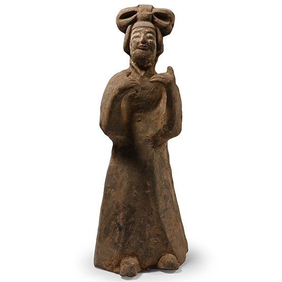 Chinese Wei Terracotta Female Musician