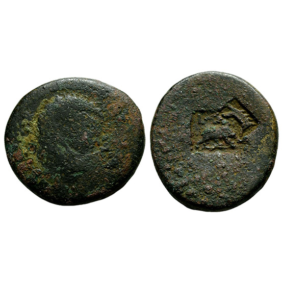Judaea, Legionary Countermarks AE 25mm.