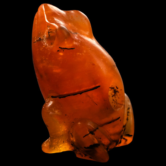 Babylonian Carnelian Frog-Shaped Amulet