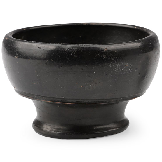 Greek Black-Glazed Dish