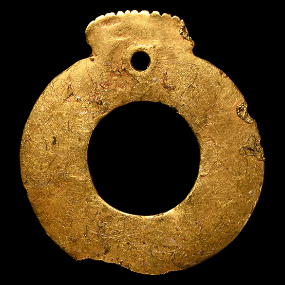 Greek Solid Gold Ring Idol