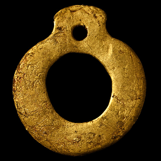 Greek Solid Gold Ring Idol