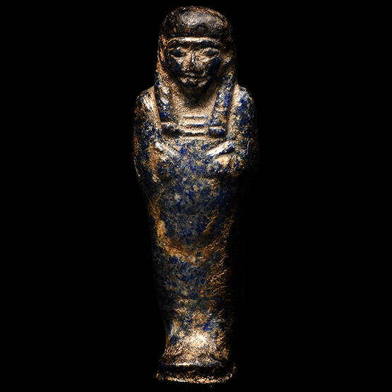 Egyptian Lapis Lazuli Shabti Amulet