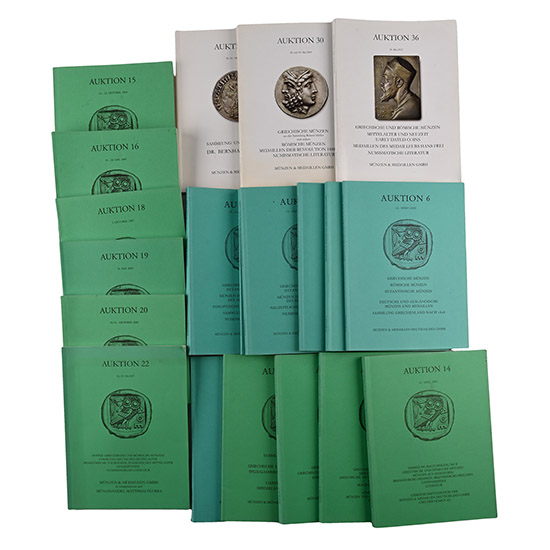 Munzen & Medaillen GMBH Coin Catalogue Collection - 20 Titles