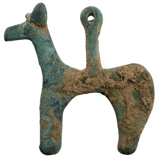 Western Asiatic Bronze Horse Pendant
