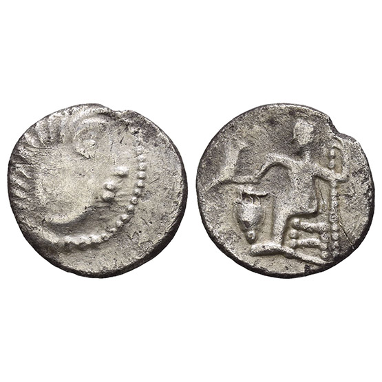 Celts in Lower Danube AR Drachm.
