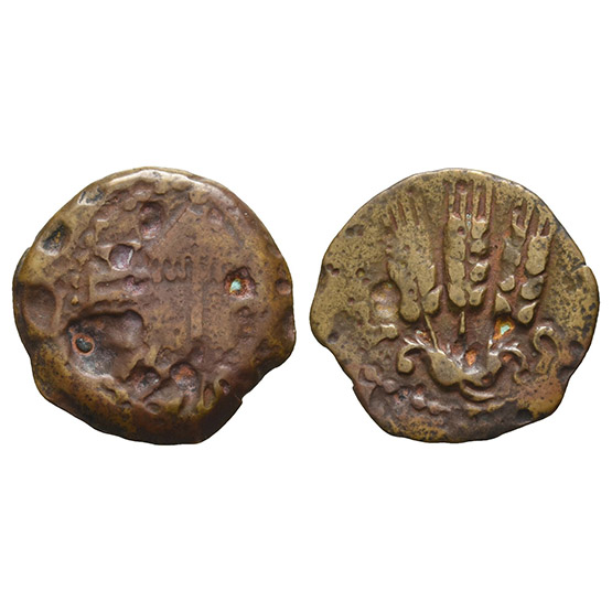 Judaea. Herodians, Agrippa I AE Prutah.