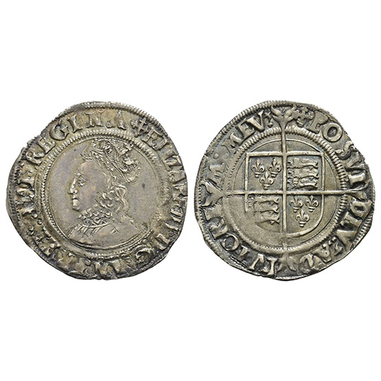 England. Tudor, Elizabeth I AR Groat.