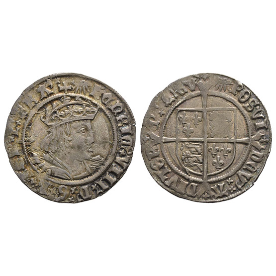 England. Tudor, Henry VIII AR Groat.