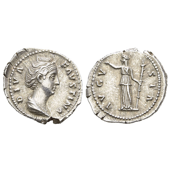 Diva Faustina I AR Denarius.