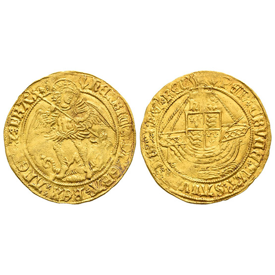 England. Tudor, Henry VII AV Angel.
