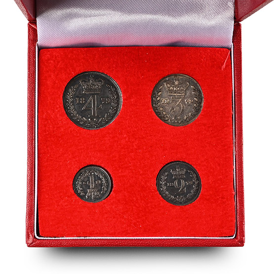 Great Britain. Hanover, Victoria AR Maundy Money Set.