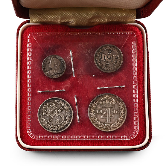 Great Britain. Hanover, Victoria AR Maundy Money Set.