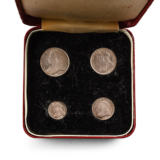 Great Britain. Hanover, Victoria AR Maundy Money Set.