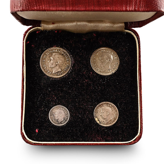 Great Britain. Windsor, George VI AR Maundy Money Set.