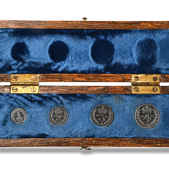 Great Britain. Windsor, Set of Four [4] George VI AR Maundy Money Coins.