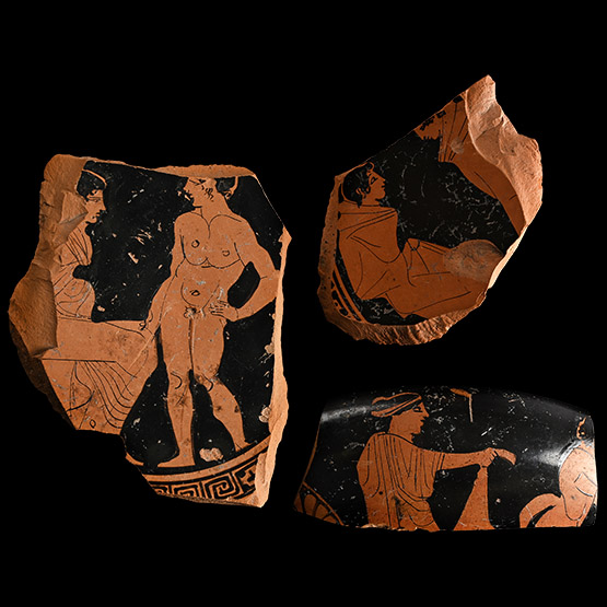 Greek Attic Red-Figure Fragment Collection