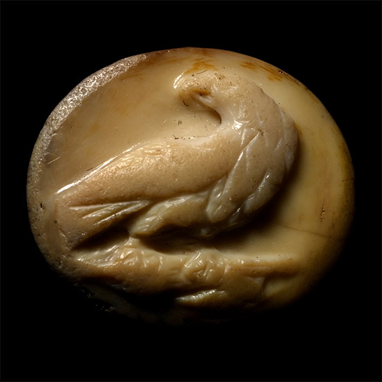 Medieval Agate Cameo of an Eagle