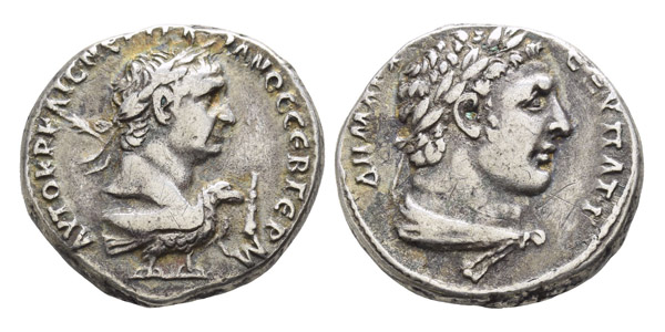 Trajan AR Tetradrachm of Antioch, Seleucis and Pieria.