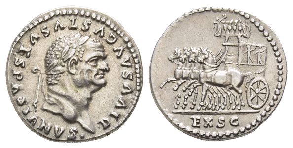 Divus Vespasian AR Denarius.