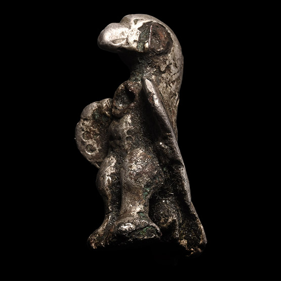 Roman Miniature Military Silver Eagle Statuette