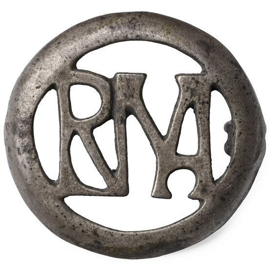 Roman Silver ROMA Plate Brooch