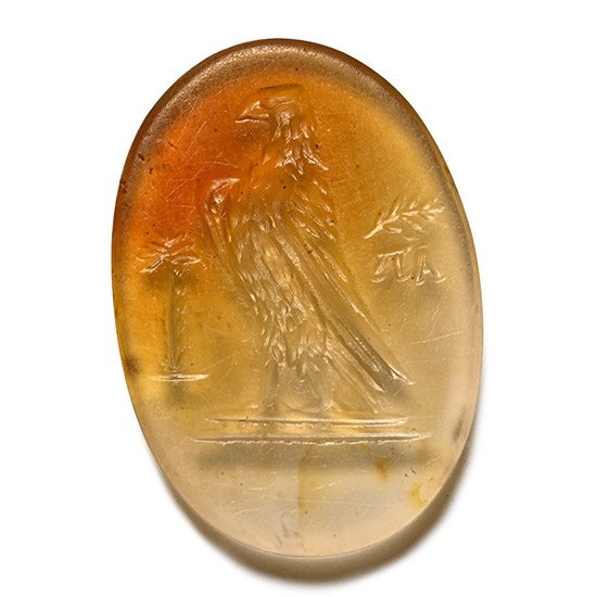 Roman Agate Gemstone with Eagle