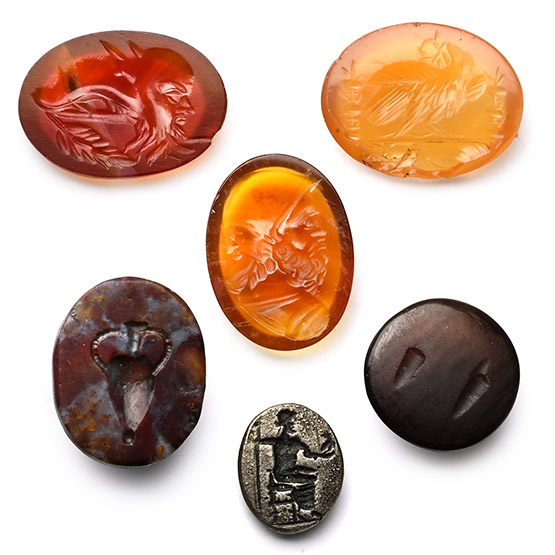 Roman and Later Hardstone Gemstone Collection