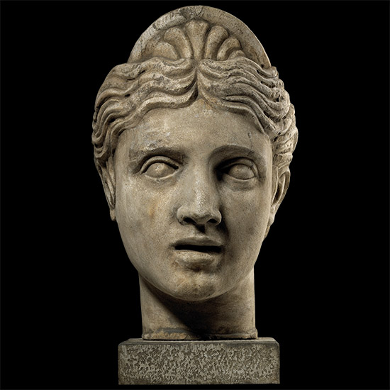 Post Medieval Marble Portrait of the Greek Goddess Hera