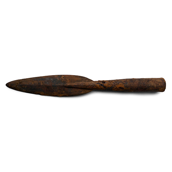 Large Greek Socketted Iron Spearhead