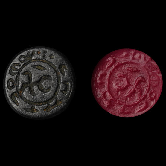 Medieval Bronze Seal Matrix