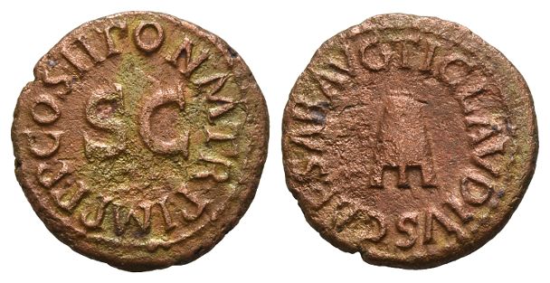 Claudius AE Quadrans.