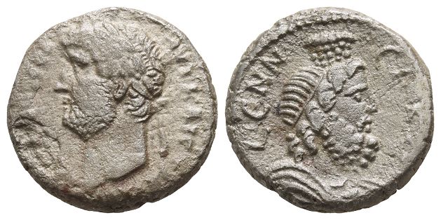 Hadrian BI Tetradrachm of Alexandria, Egypt.