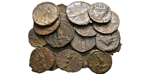 Group of Twenty [20] Victorinus to Tetricus I AE Antoniniani Coins.