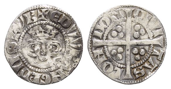 England. Plantagenet, Edward I AR Halfpenny.