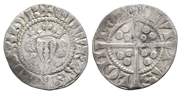 England. Plantagenet, Edward I AR Penny.