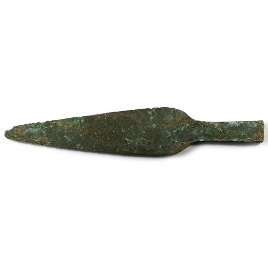 Western Asiatic Integral Hilted Bronze Short Sword