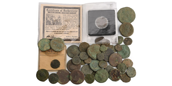 Group of Forty-Three [43] Mostly Large Roman Imperial AE Coins.