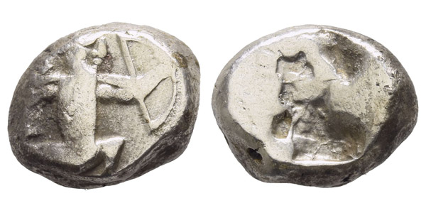 Persia. Achaemenid Empire, Time of Darius II to Artaxerxes II AR Siglos.