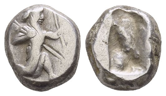 Persia. Achaemenid Empire, Time of Artaxerxes I to Artaxerxes II AR Siglos.