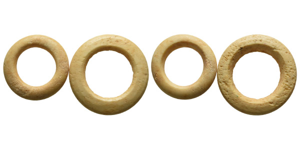 Group of Two [2] Asia Minor and Levante Bone Weight of Uncertain Standard.