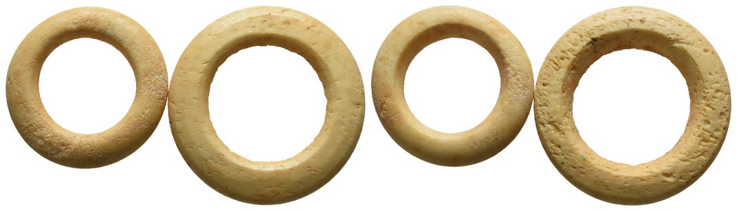 Group of Two [2] Minor Asia and Levante Bone Weight of Uncertain Standard.