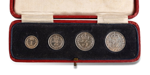 Great Britain. Hanover, Victoria AR Maundy Money Set.