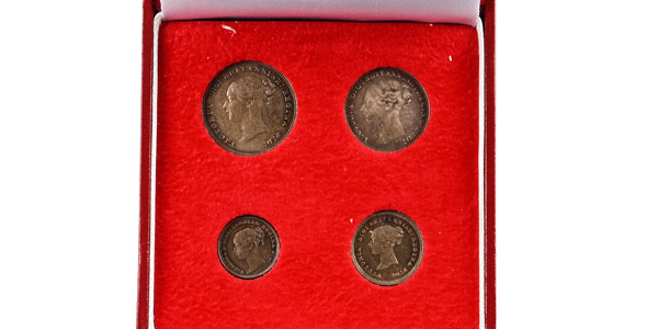 Great Britain. Hanover, Victoria AR Maundy Money Set.