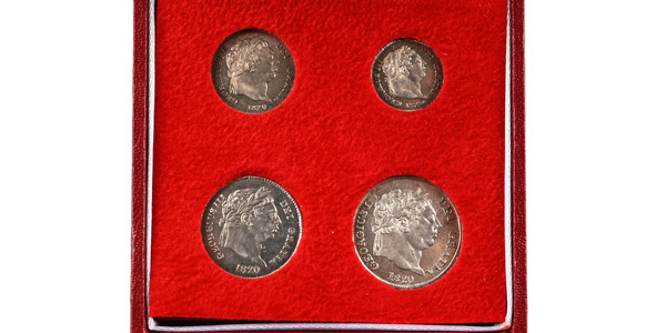 Great Britain. Hanover, George III AR Maundy Money Set.