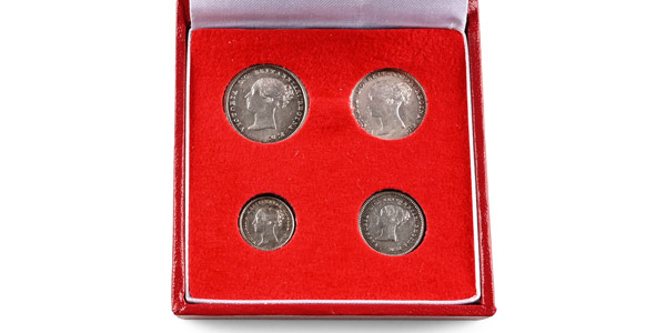 Great Britain. Hanover, Victoria AR Maundy Money Set.