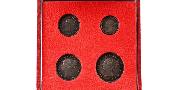 Great Britain. Hanover, Victoria AR Maundy Money Set.