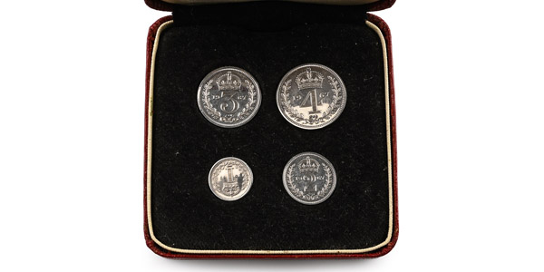 Great Britain. Windsor, Elizabeth II AR Maundy Money Set.